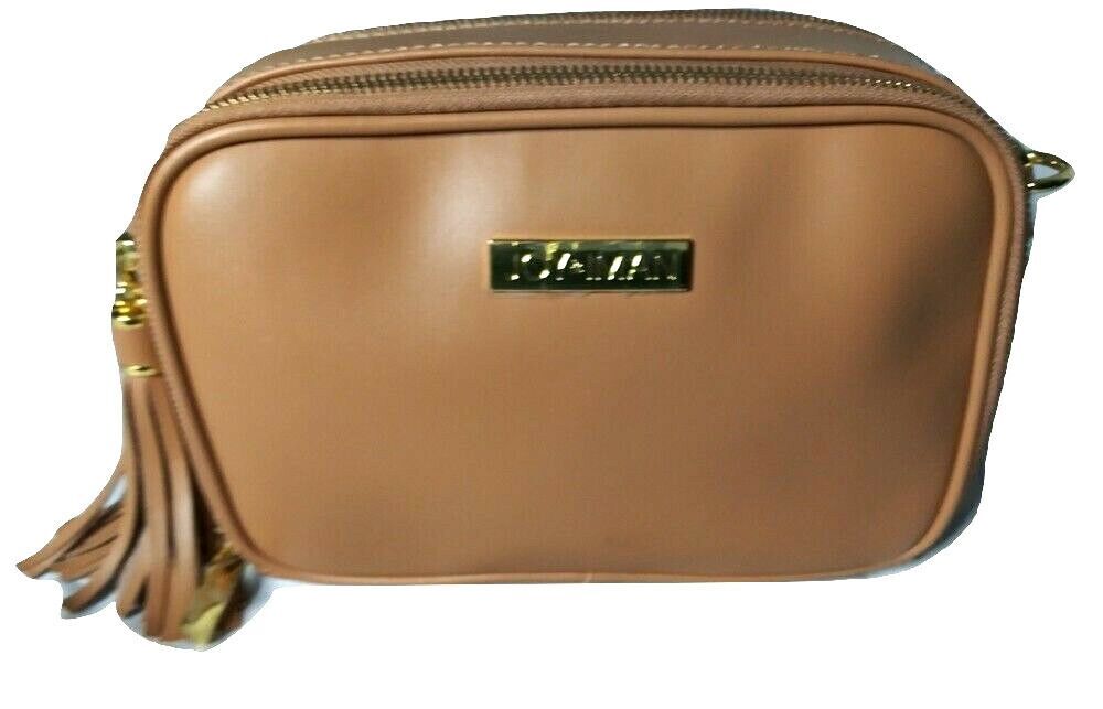 JOY & IMAN Fashionably Functional RFID Leather Bag Caramel Camel